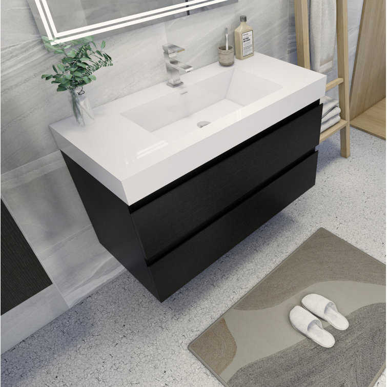 Latitude Run® 42" WallMounted Single Bathroom Vanity
